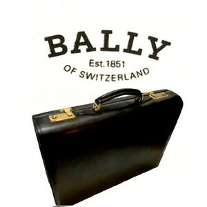 Bally Unisex Attache Briefcase RARE